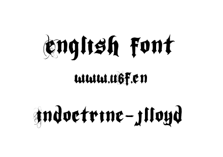 字体-Indoctrine-jlloyd.ttf下载