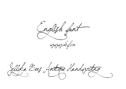 Jellyka Bees Antique Handwriting.ttf下载