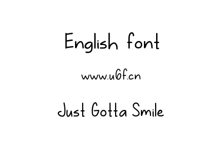 Just Gotta Smile.ttf下载
