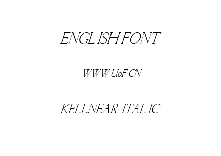 Kellnear-Italic.ttf下载