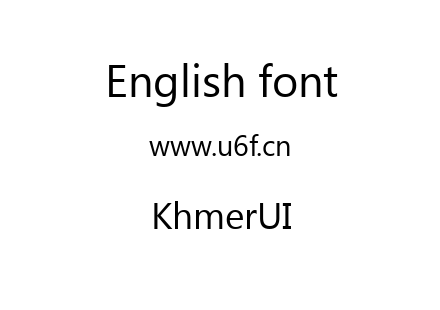 KhmerUI.ttf下载