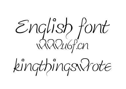 kingthingswrote.ttf下载