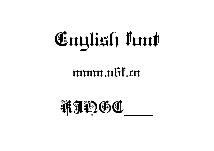 字体-KINGC___.TTF下载