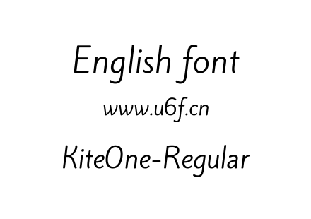 KiteOne-Regular.ttf下载
