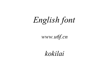 kokilai.ttf下载
