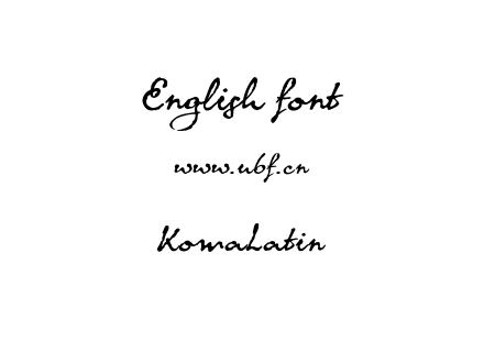 字体-KomaLatin.ttf下载