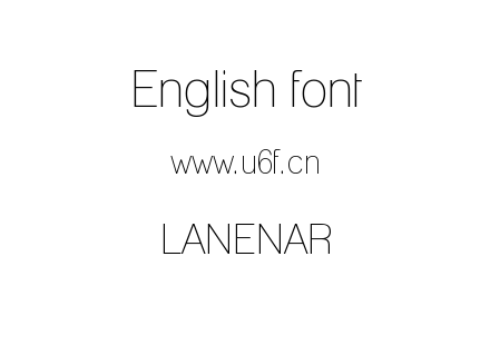 LANENAR.ttf下载