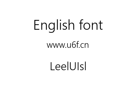 LeelUIsl.ttf下载