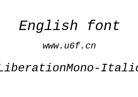 LiberationMono-Italic.ttf下载