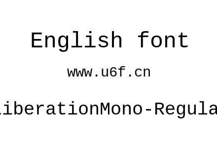 LiberationMono-Regular.ttf下载
