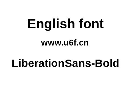 LiberationSans-Bold.ttf下载
