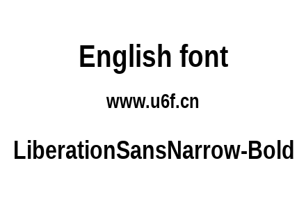 LiberationSansNarrow-Bold.ttf下载