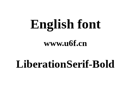 LiberationSerif-Bold.ttf下载