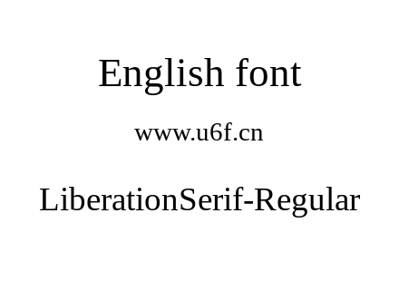 LiberationSerif-Regular.ttf下载