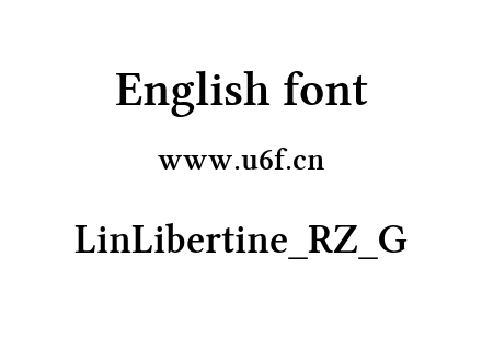 LinLibertine_RZ_G.ttf下载
