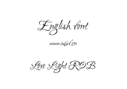 Love Light ROB.TTF下载
