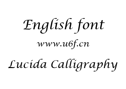 Lucida Calligraphy.ttf下载