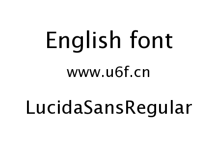LucidaSansRegular.ttf下载