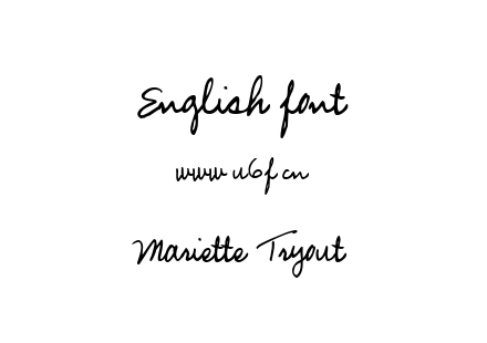 Mariette Tryout.TTF下载