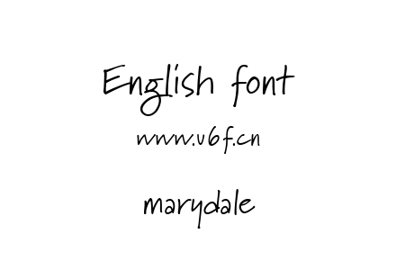 marydale.ttf下载