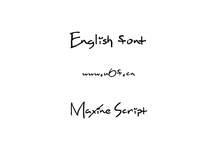 Maxine Script.ttf下载
