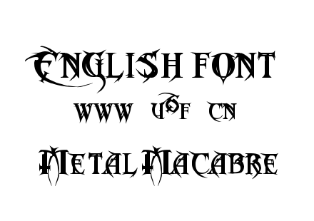 字体-MetalMacabre.ttf下载