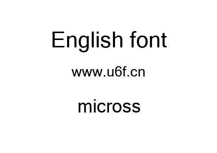 micross.ttf下载