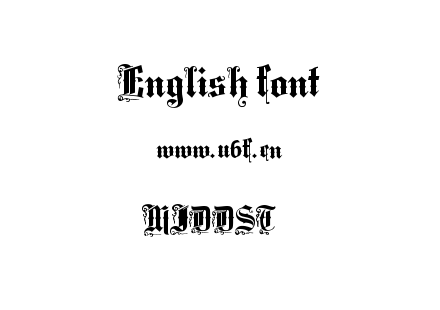 字体-MIDDST__.TTF下载