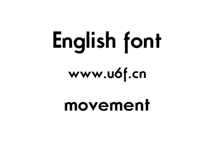 字体-movement.ttf下载
