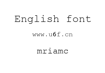 mriamc.ttf下载