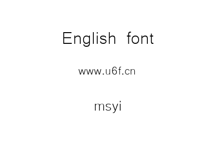 msyi.ttf下载