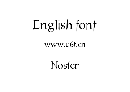 Nosfer.ttf下载