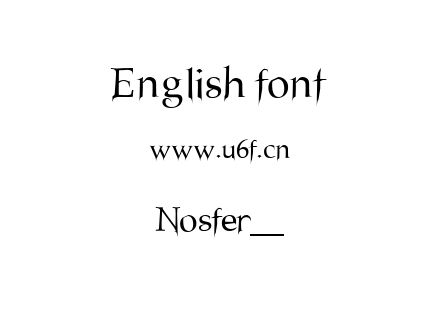 Nosfer__.ttf下载