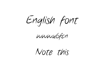 Note this.ttf下载