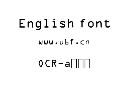 OCR-a___.ttf下载