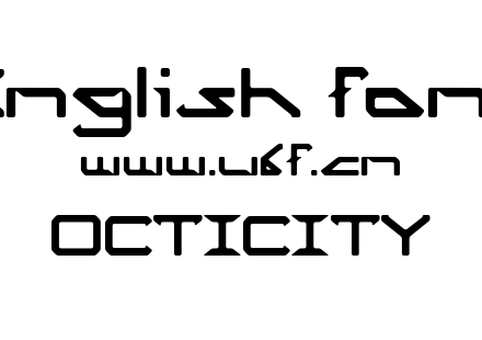 字体-OCTICITY.TTF