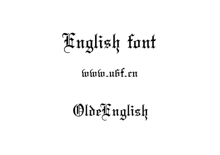 字体-OldeEnglish.ttf