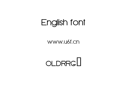 OLDRRG_.TTF下载