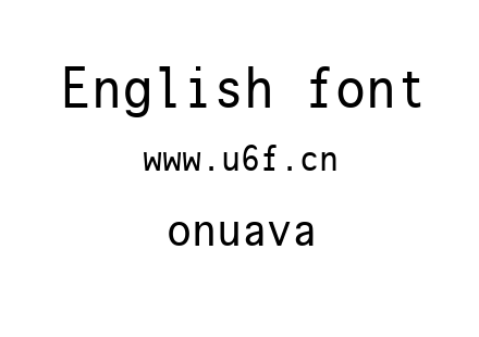 onuava.ttf下载