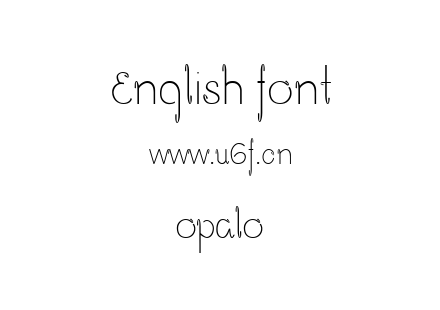 字体-opalo.ttf下载