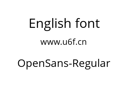 OpenSans-Regular.ttf下载