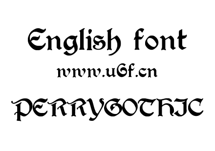 字体-PERRYGOTHIC.TTF下载