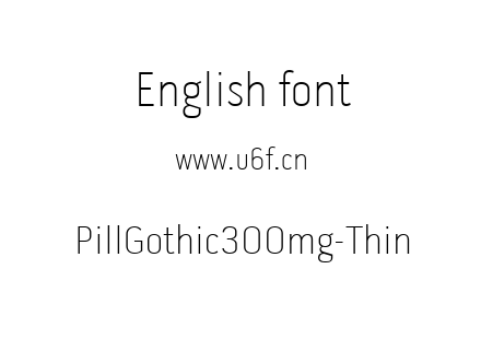 PillGothic300mg-Thin.ttf下载
