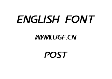 POST.TTF下载