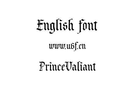 字体-PrinceValiant.ttf下载