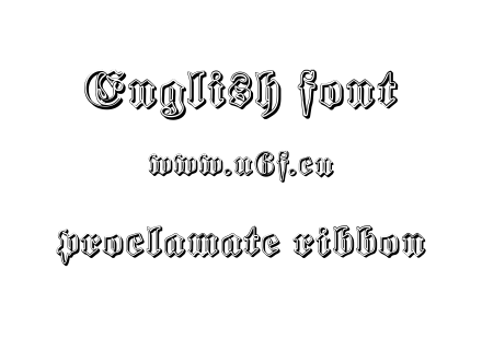 字体-proclamate ribbon.ttf下载