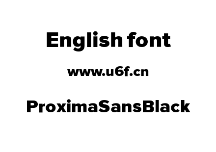 ProximaSansBlack.ttf下载
