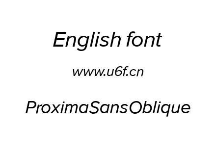 ProximaSansOblique.ttf下载