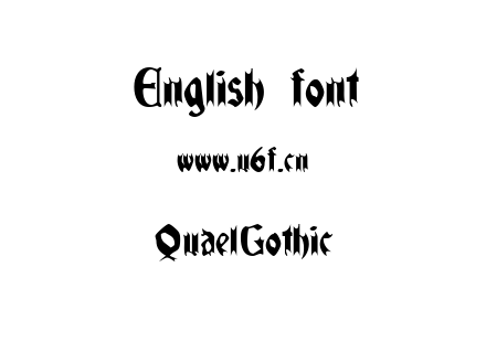 字体-QuaelGothic.ttf下载