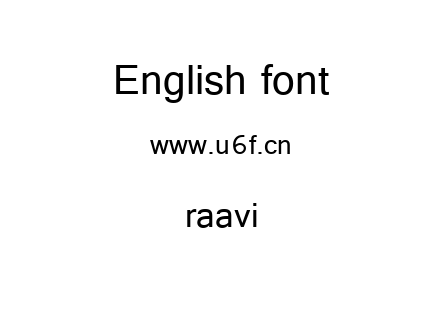 raavi.ttf下载